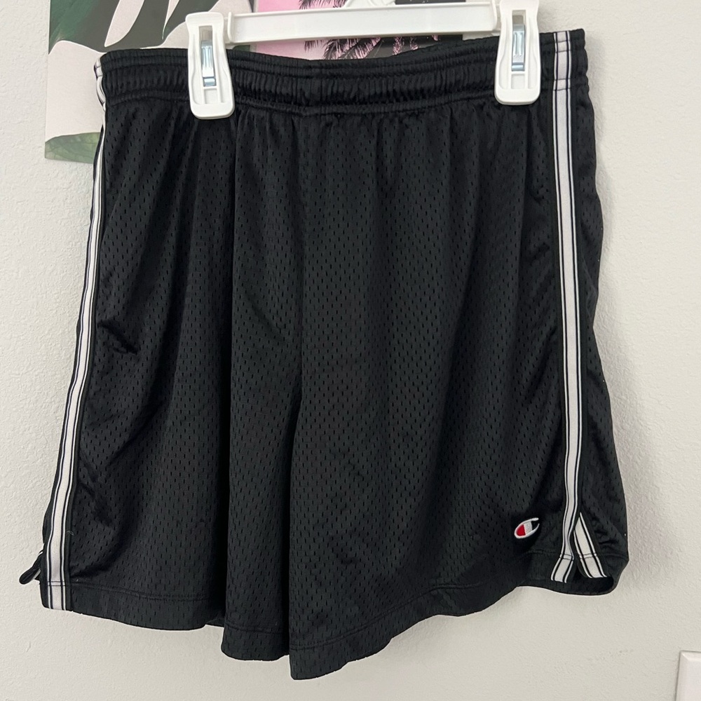 M Black Champion String shorts